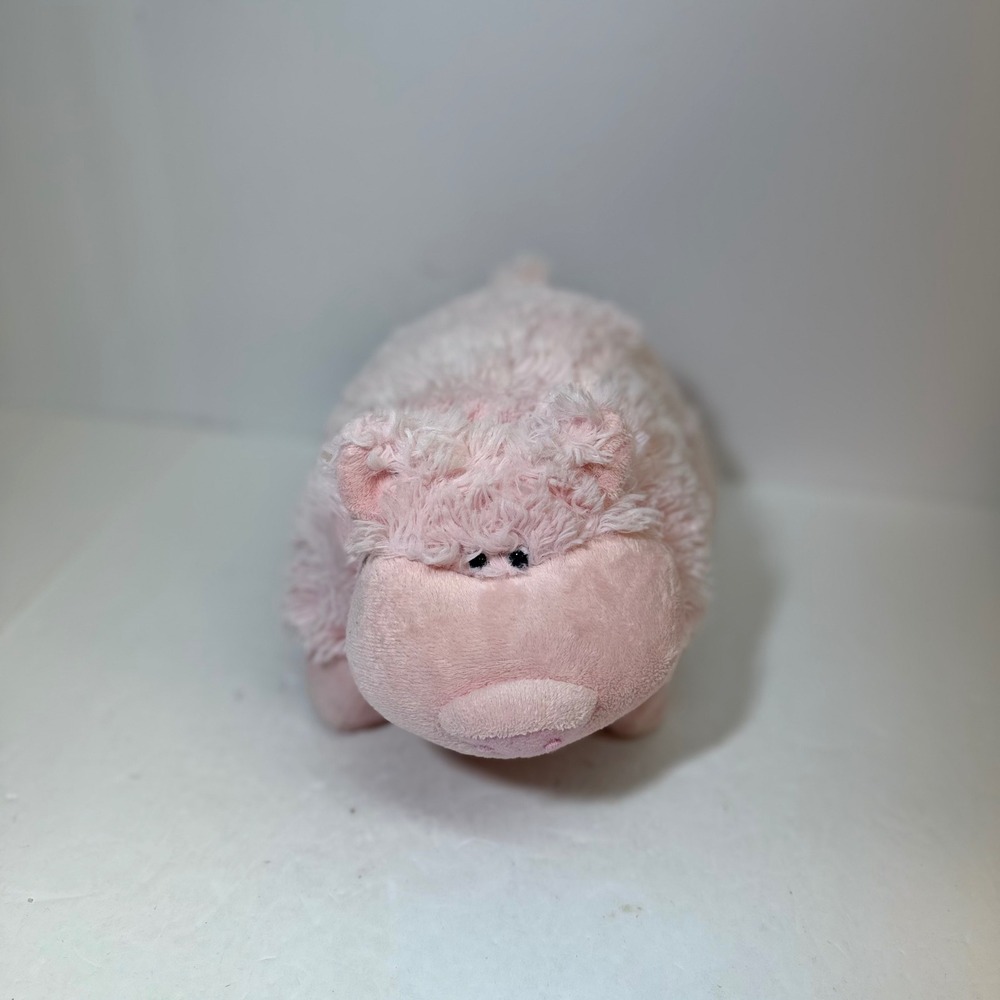 Pillow Pets Pee-Wees Pink Pig Plush Stuffed Animal Toy 2010 Small 11 Inch